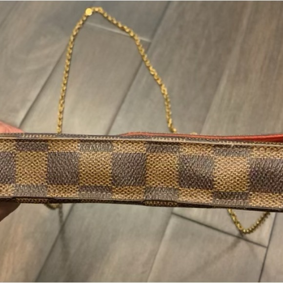 Louis Vuitton Felicie Pouchette Damier Ebene Authentic & Complete! - Picture 13 of 15